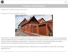 Tablet Screenshot of ferienhaus-plauer-burgblick.com